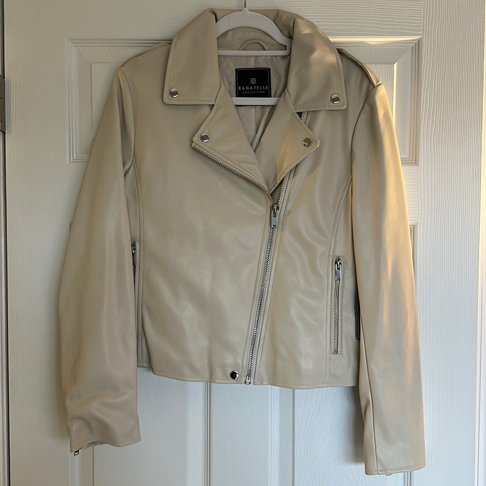 NWT Nude Leather Jacket Size Large